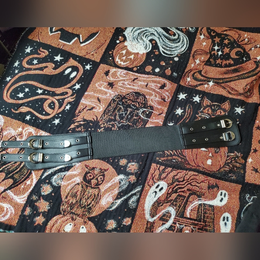 Killstar Starlight Belt With Buckles And Elastic - Picture 3 of 4